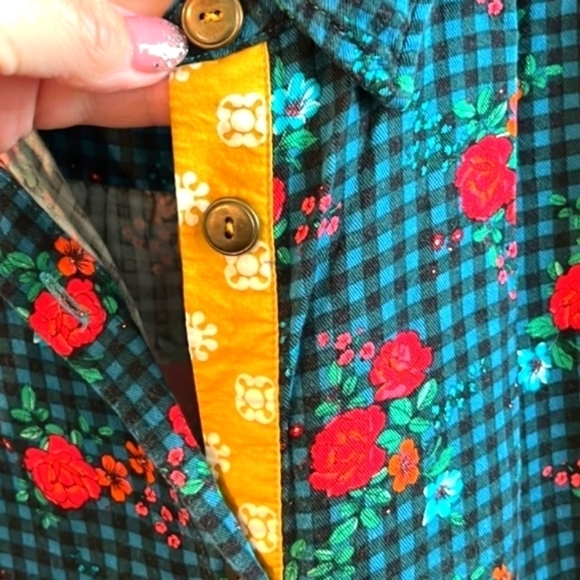 Matilda Jane S "Fa La La " dress has belt floral green - Picture 8 of 15